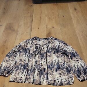 Buckle Black Size Medium blouse Gray Blue